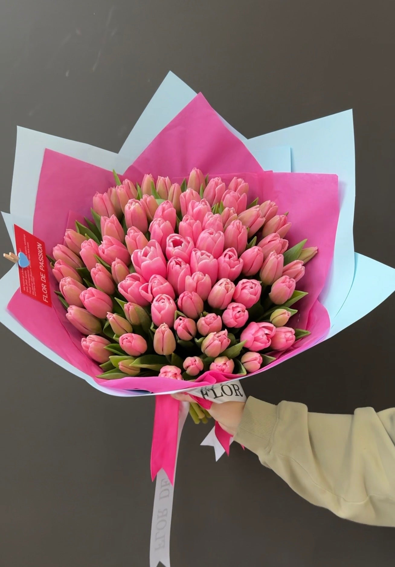 Pink Tulips Bouquet