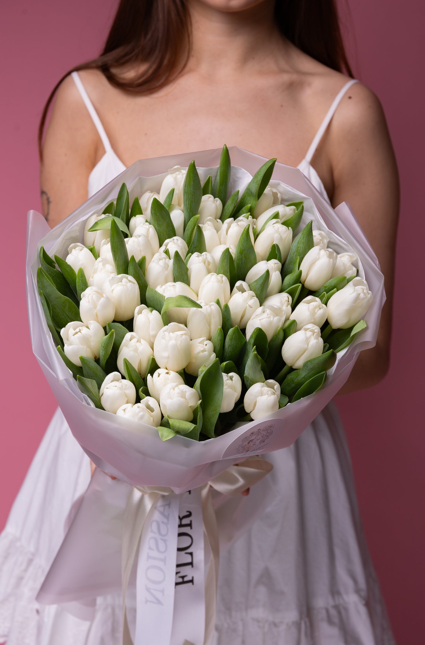 White Tulips Bouquet