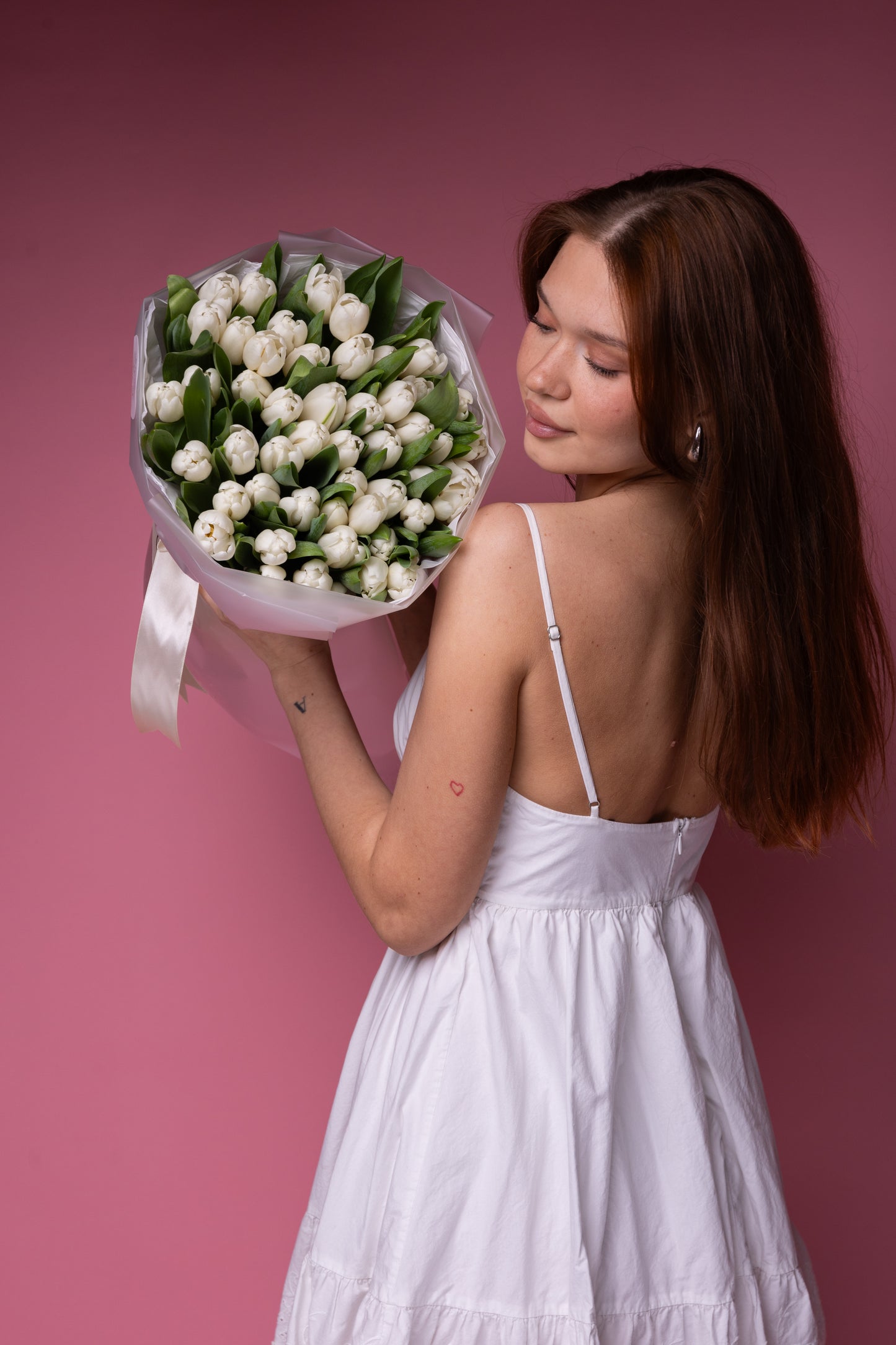 White Tulips Bouquet