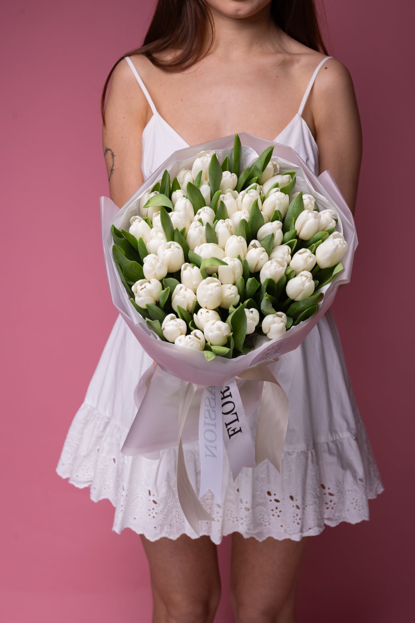White Tulips Bouquet