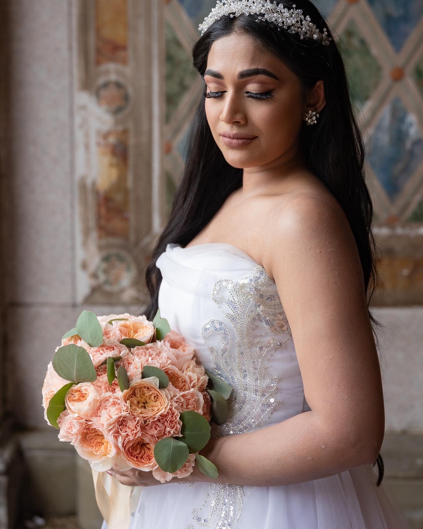 Wedding Bouquet "Peach"