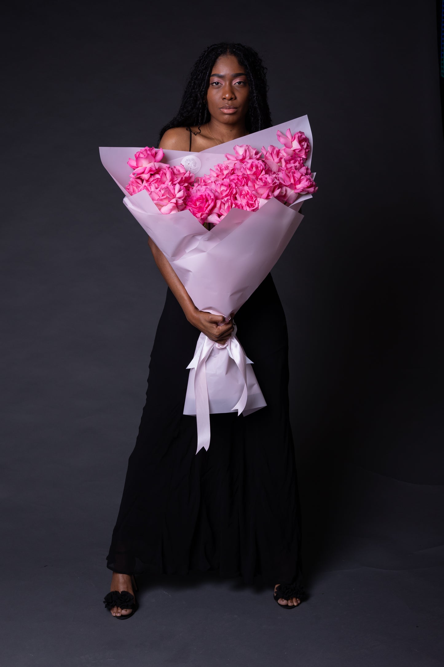 "Sweet Unique" Bouquet (light pink French roses)