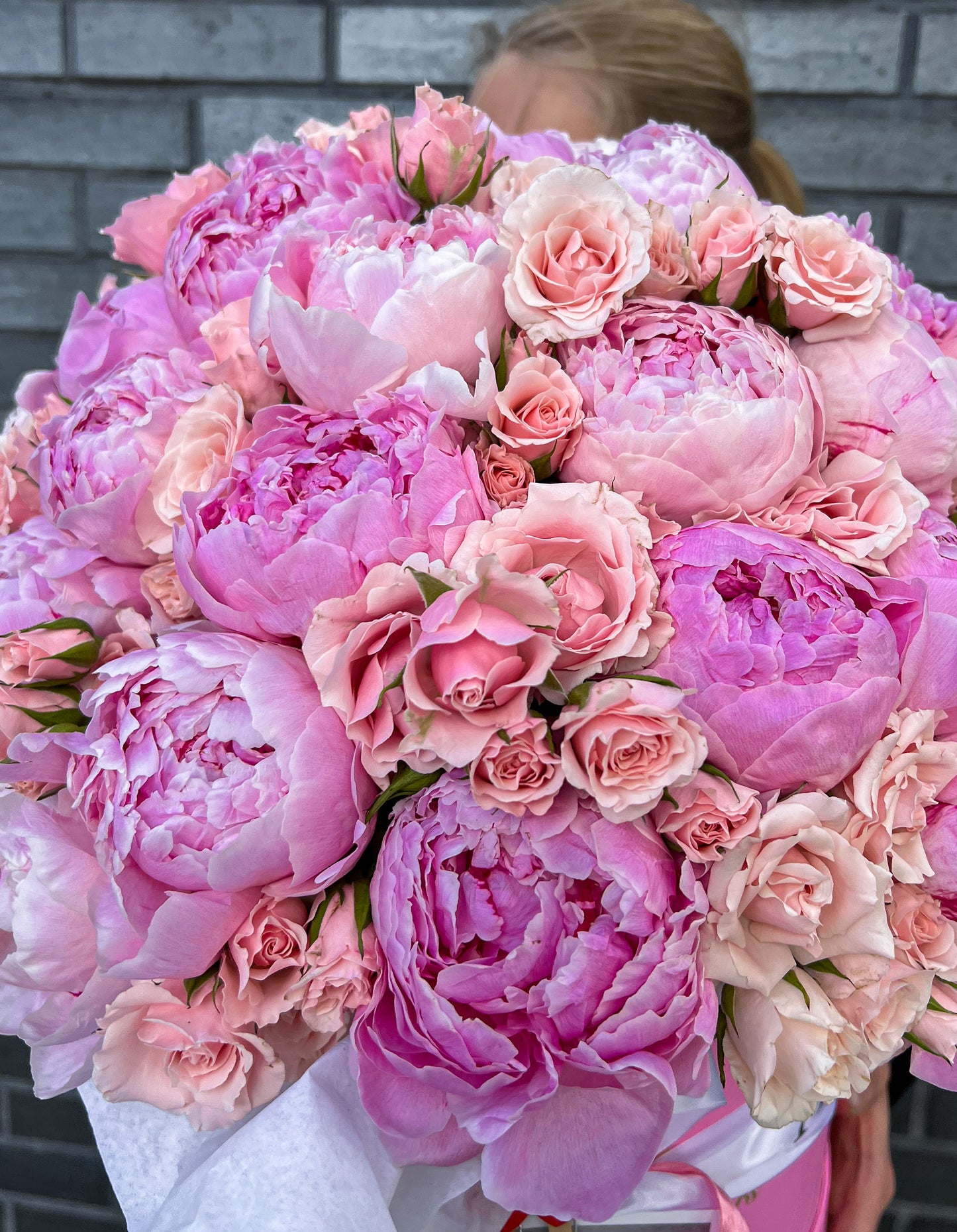 Peonies & Spray Roses Box