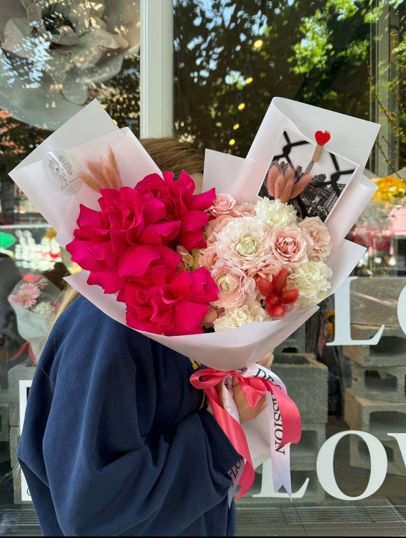 "Raspberry Souffle" Bouquet