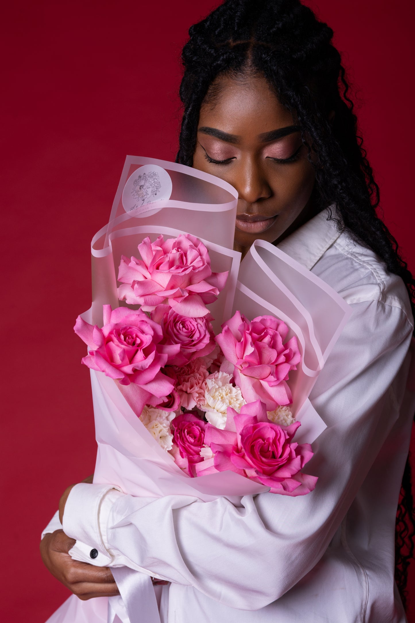 "Strawberry Mousse" Bouquet