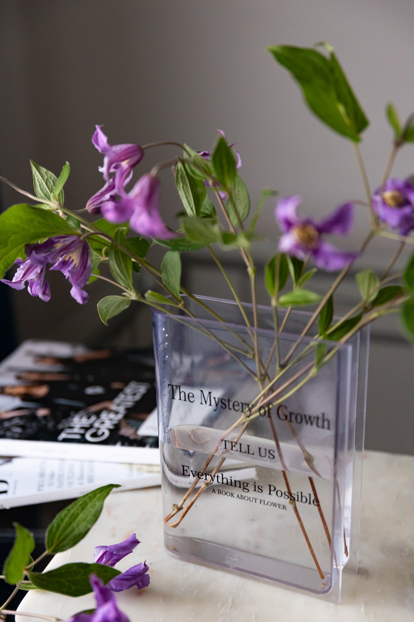 Acrylic Book Vase