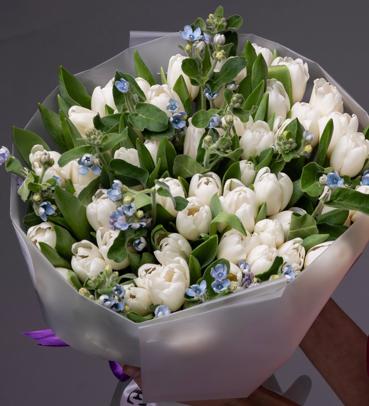 White Tulips & Tweedia