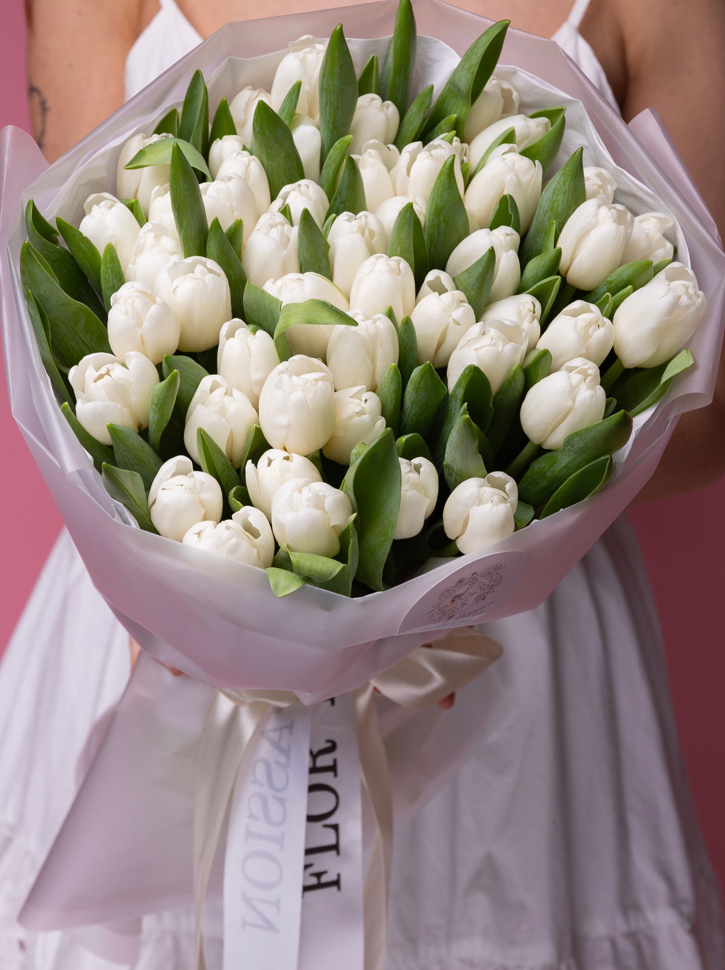 White Tulips Bouquet