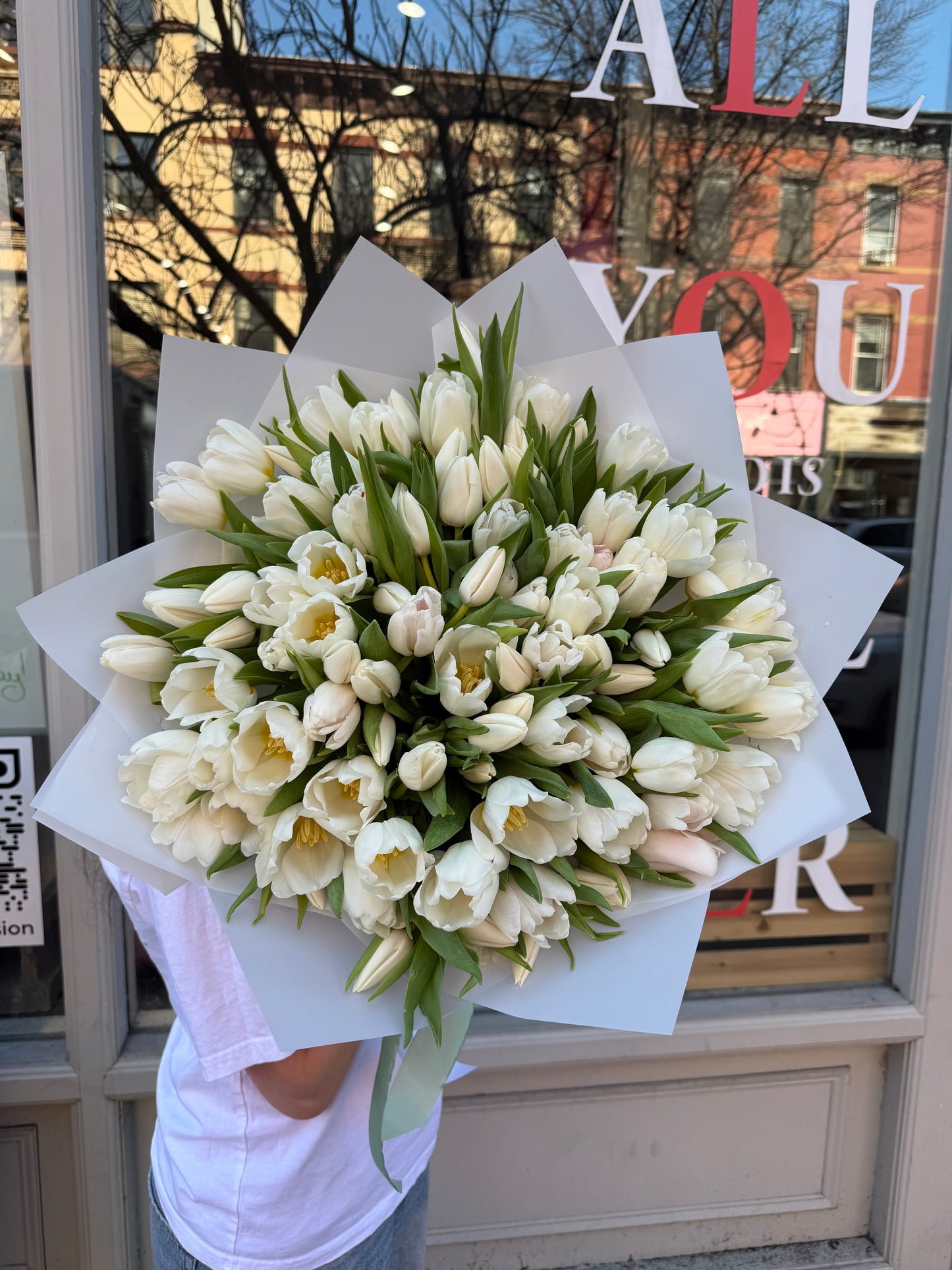 White Tulips Bouquet