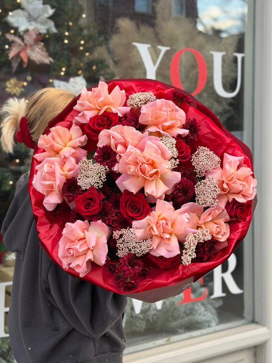 "Red Statement" Bouquet (Valentine's Day)