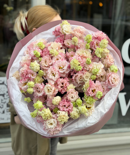 Mono Pink Lisianthus Bouquet