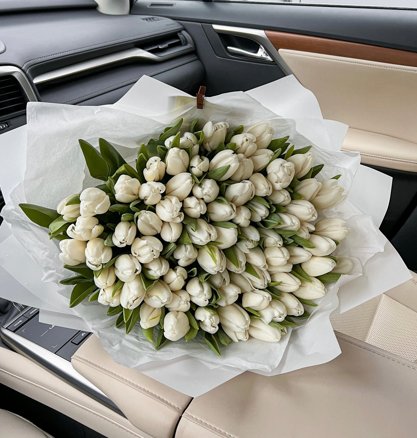 White Tulips Bouquet