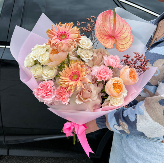 "Peach Sunrise" Bouquet