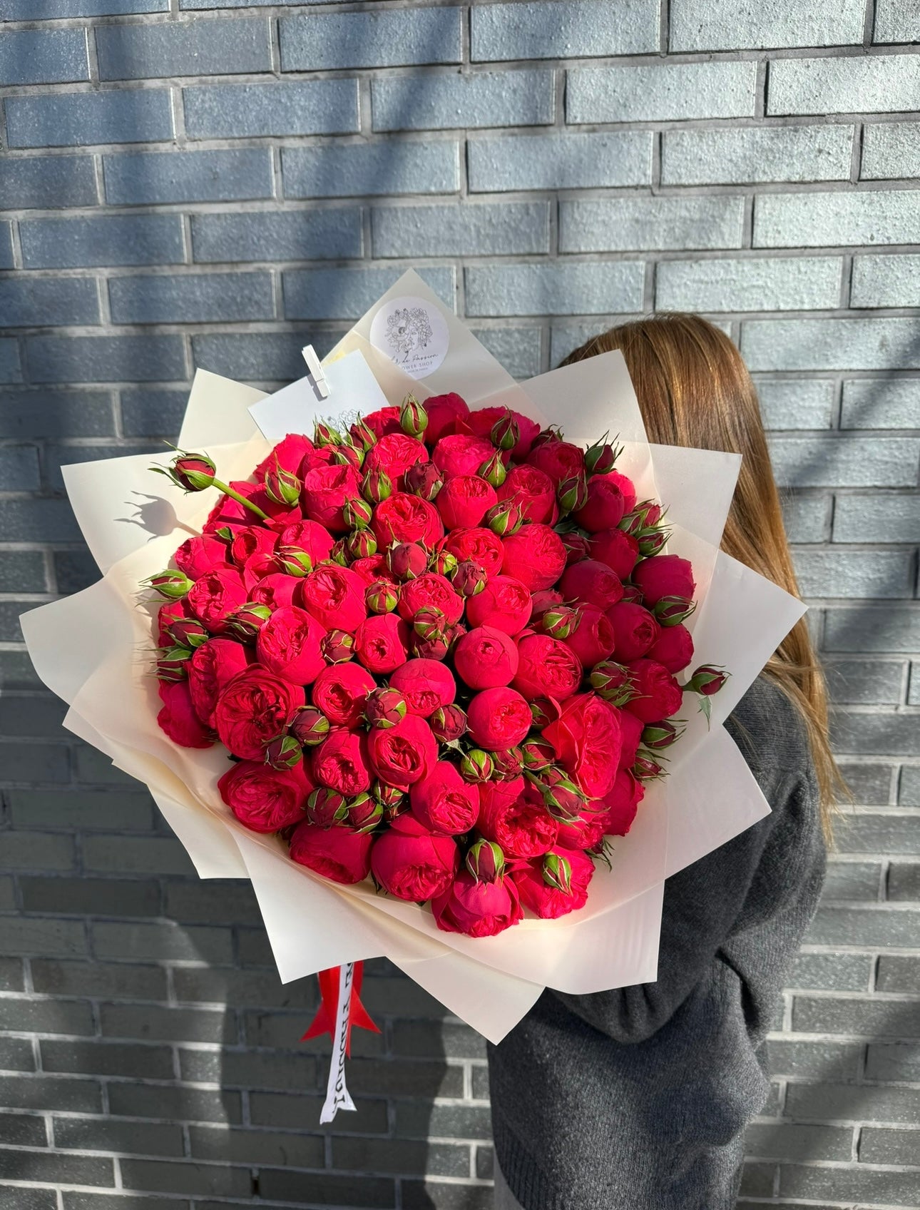 Mono Red Piano Roses