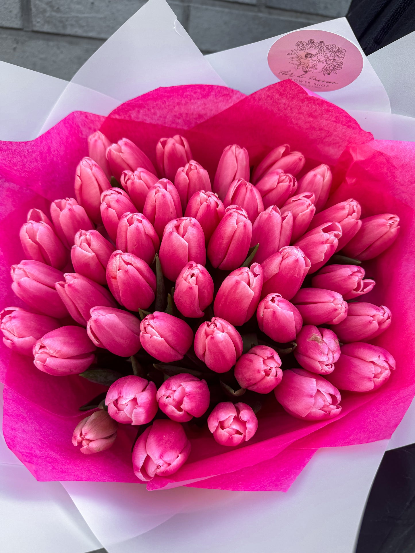 Pink Tulips Bouquet