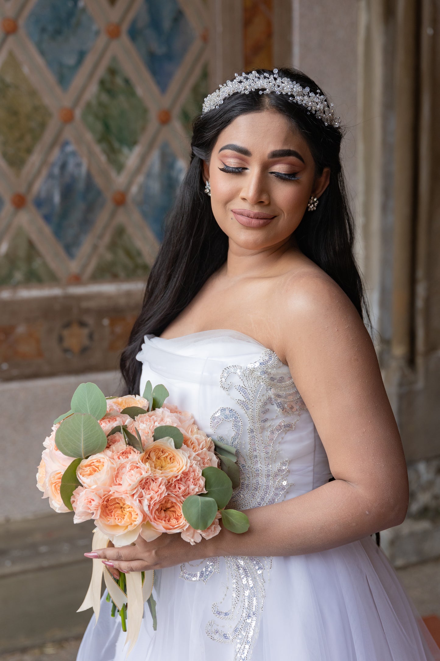 Wedding Bouquet "Peach"